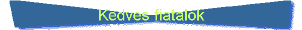 Kedves fiatalok